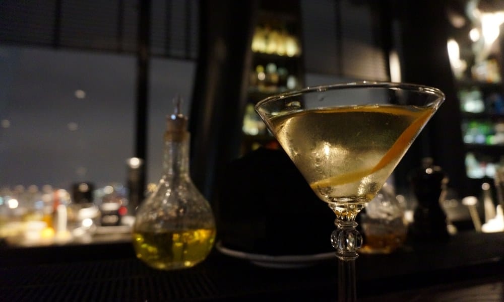 Un cocktail vodka martini