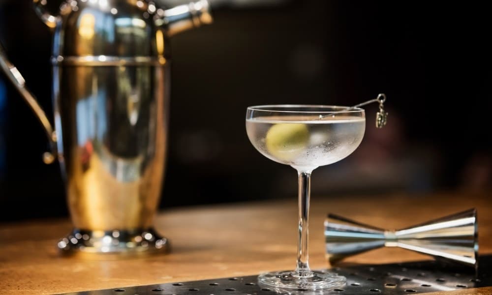 Un cocktail à base de Gin