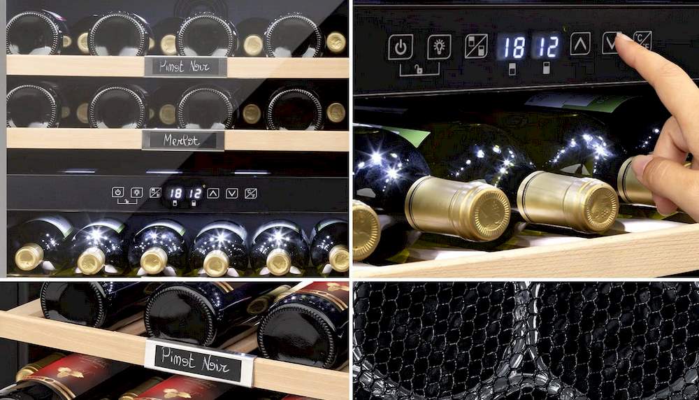 Une cave à vin encastrable de 60 cm