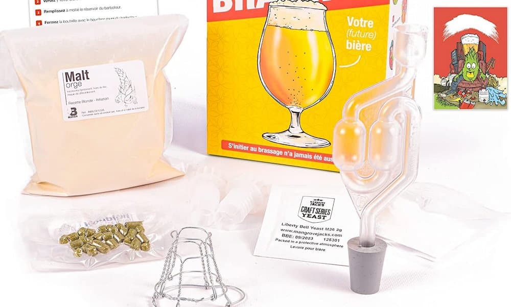 Un kit de brassage de bière