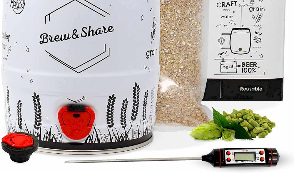 Un kit de brassage de bière