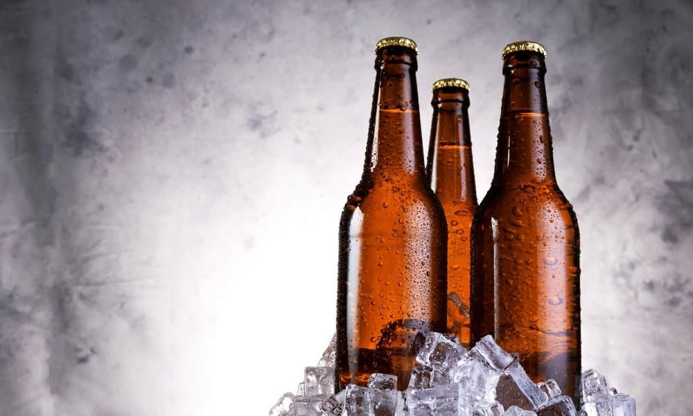 Bouteilles de bières fraîche